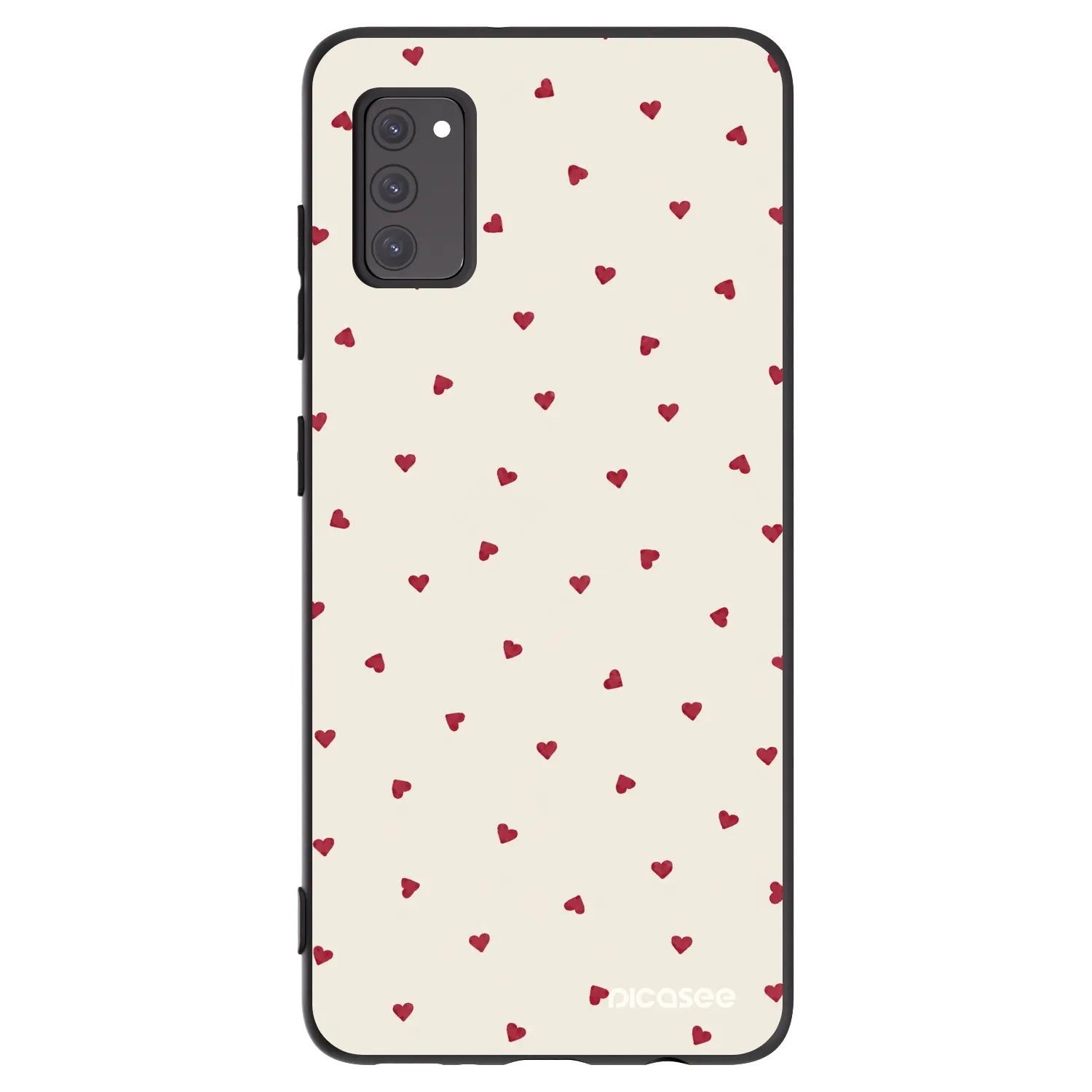 Picasee fekete szilikon tok az alábbi mobiltelefonokra Samsung Galaxy A41 A415F - Little Love