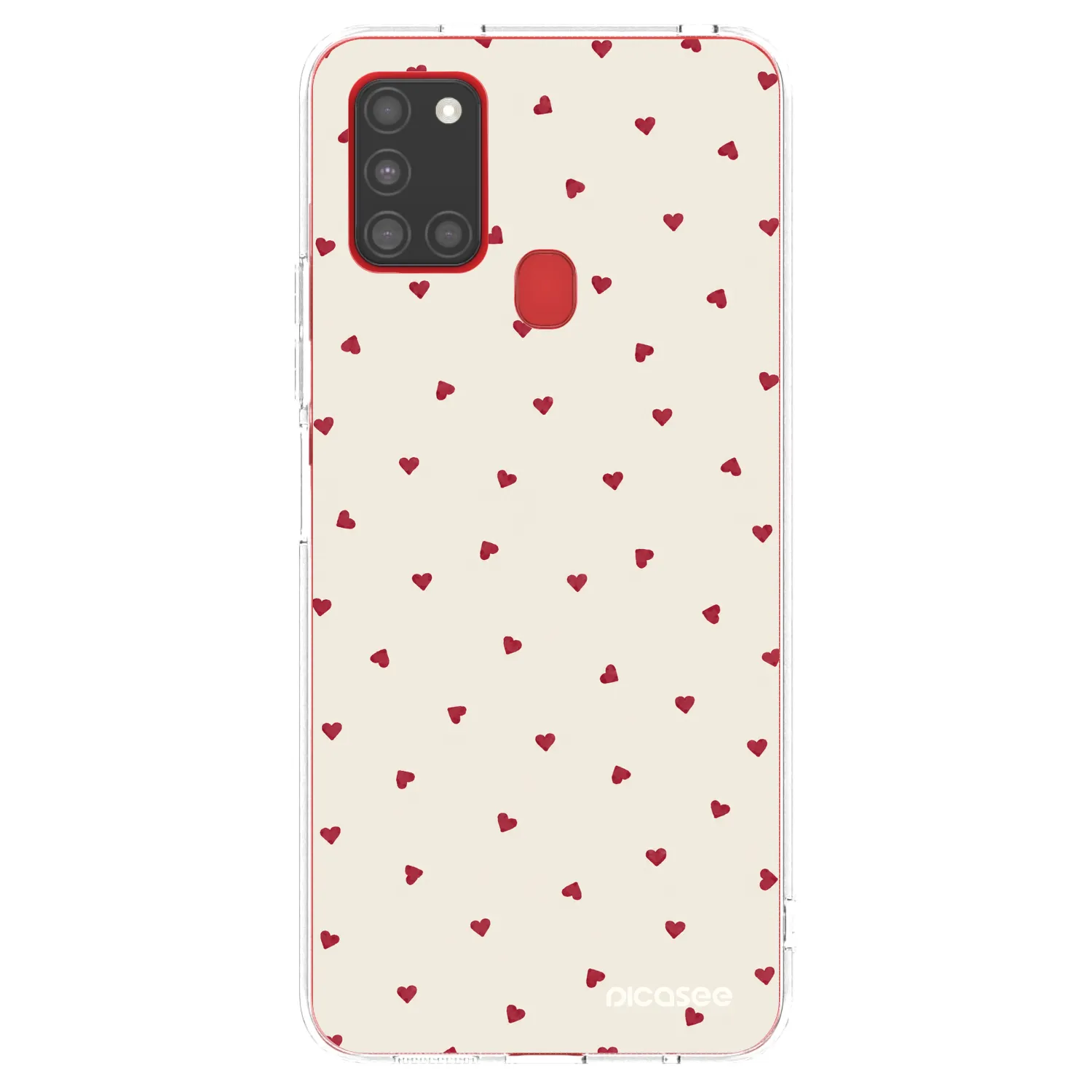Picasee átlátszó szilikon tok az alábbi mobiltelefonokra Samsung Galaxy A21s - Little Love
