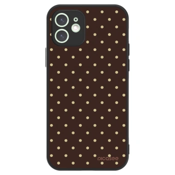 Picasee ULTIMATE CASE Apple iPhone 12 - készülékre - Vanilla Dots & Chocolate