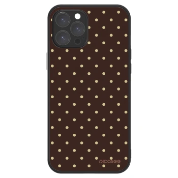 Picasee ULTIMATE CASE Apple iPhone 12 Pro Max - készülékre - Vanilla Dots & Chocolate