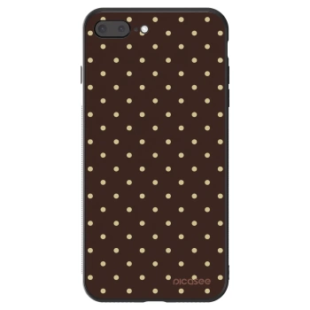 Szilikon tok erre a típusra Apple iPhone 7 Plus - Vanilla Dots & Chocolate