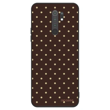 Szilikon tok erre a típusra Xiaomi Redmi 9 - Vanilla Dots & Chocolate