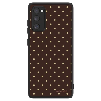 Picasee ULTIMATE CASE Samsung Galaxy S20 FE - készülékre - Vanilla Dots & Chocolate