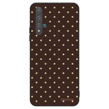 Szilikon tok erre a típusra Huawei Nova 5T - Vanilla Dots & Chocolate