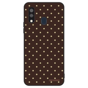 Szilikon tok erre a típusra Samsung Galaxy A40 A405F - Vanilla Dots & Chocolate
