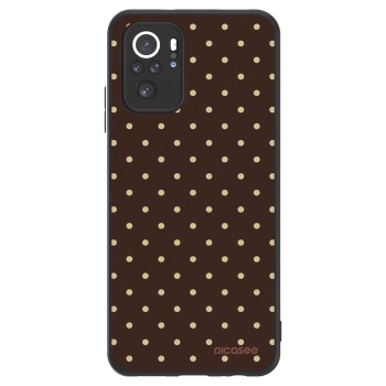 Szilikon tok erre a típusra Xiaomi Redmi Note 10 - Vanilla Dots & Chocolate