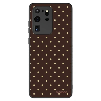 Szilikon tok erre a típusra Samsung Galaxy S20 Ultra 5G G988F - Vanilla Dots & Chocolate