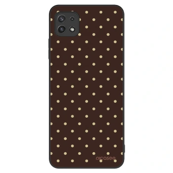 Szilikon tok erre a típusra Samsung Galaxy A22 A226B 5G - Vanilla Dots & Chocolate