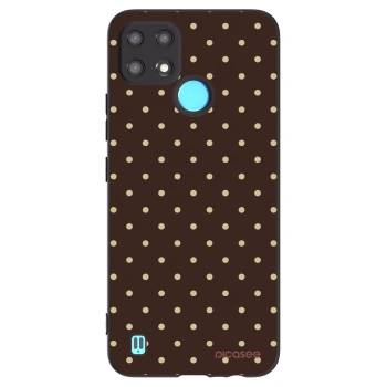 Tok az alábbi mobiltelefonokra Realme C21 - Vanilla Dots & Chocolate