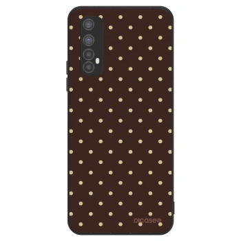 Szilikon tok erre a típusra Realme 7 - Vanilla Dots & Chocolate