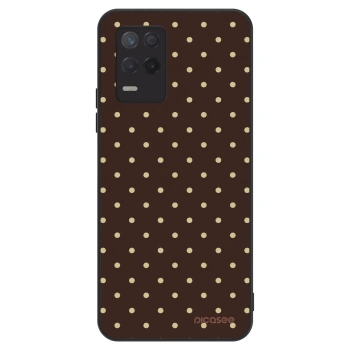 Szilikon tok erre a típusra Realme 8 5G - Vanilla Dots & Chocolate