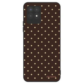 Szilikon tok erre a típusra Realme 8i - Vanilla Dots & Chocolate