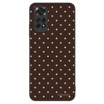 Szilikon tok erre a típusra Xiaomi Redmi Note 11 - Vanilla Dots & Chocolate