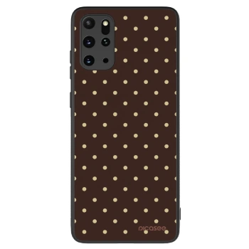 Szilikon tok erre a típusra Samsung Galaxy S20+ G985F - Vanilla Dots & Chocolate