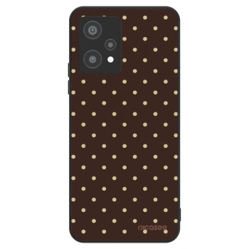 Szilikon tok erre a típusra Realme 9 Pro 5G - Vanilla Dots & Chocolate