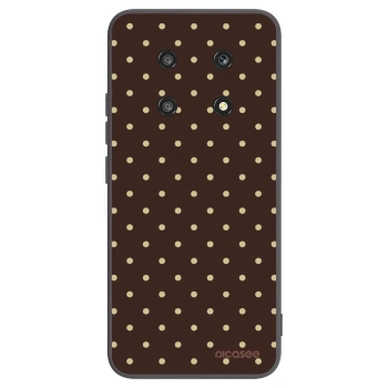 Picasee fekete szilikon tok az alábbi mobiltelefonokra Honor Magic4 Lite 5G - Vanilla Dots & Chocolate