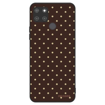 Szilikon tok erre a típusra Realme C21Y - Vanilla Dots & Chocolate
