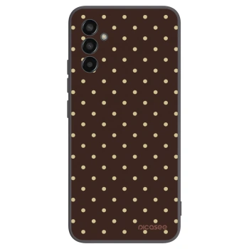Tok az alábbi mobiltelefonokra Samsung Galaxy M13 M135F - Vanilla Dots & Chocolate