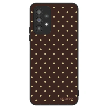 Szilikon tok erre a típusra Samsung Galaxy A73 5G - Vanilla Dots & Chocolate
