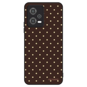 Szilikon tok erre a típusra Xiaomi Poco X5 - Vanilla Dots & Chocolate