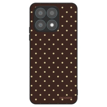 Szilikon tok erre a típusra Honor X8a - Vanilla Dots & Chocolate