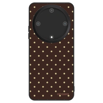Szilikon tok erre a típusra Honor Magic5 Lite 5G - Vanilla Dots & Chocolate