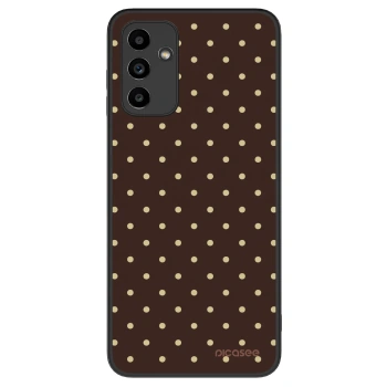 Szilikon tok erre a típusra Samsung Galaxy A04s A047F - Vanilla Dots & Chocolate
