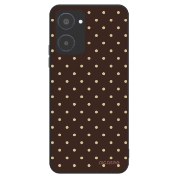 Szilikon tok erre a típusra Realme 10 4G - Vanilla Dots & Chocolate
