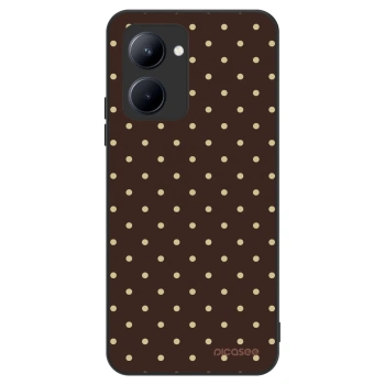 Szilikon tok erre a típusra Realme C33 (2023) - Vanilla Dots & Chocolate