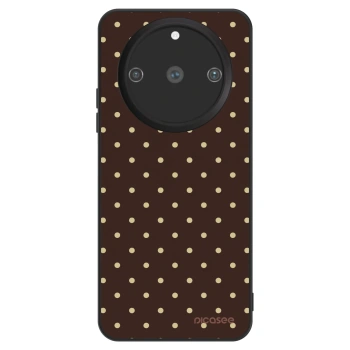 Szilikon tok erre a típusra Realme 11 Pro+ - Vanilla Dots & Chocolate