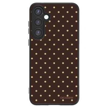 Picasee ULTIMATE CASE Samsung Galaxy A55 5G A556B - készülékre - Vanilla Dots & Chocolate