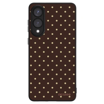 Szilikon tok erre a típusra Samsung Galaxy S25 Edge 5G - Vanilla Dots & Chocolate