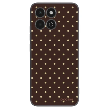 Picasee fekete szilikon tok az alábbi mobiltelefonokra Honor 200 Smart 5G - Vanilla Dots & Chocolate