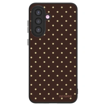 Picasee ULTIMATE CASE Samsung Galaxy A36 5G - készülékre - Vanilla Dots & Chocolate