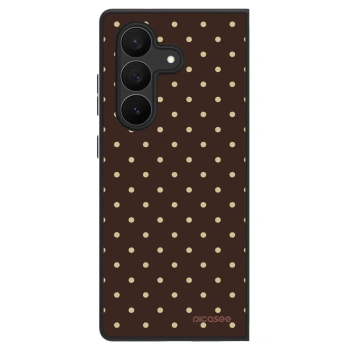 Szilikon tok erre a típusra Samsung Galaxy Z Fold7 5G - Vanilla Dots & Chocolate