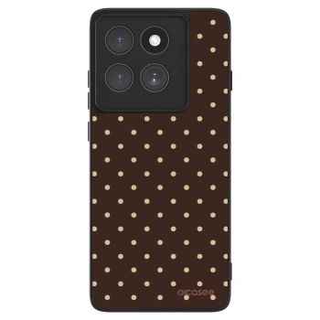 Szilikon tok erre a típusra Motorola Edge 60 Pro - Vanilla Dots & Chocolate