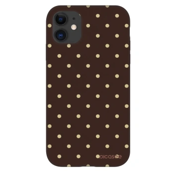 Szilikon tok erre a típusra Apple iPhone 11 - Vanilla Dots & Chocolate