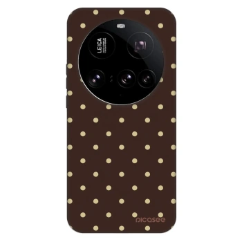 Szilikon tok erre a típusra Xiaomi 15 Ultra - Vanilla Dots & Chocolate