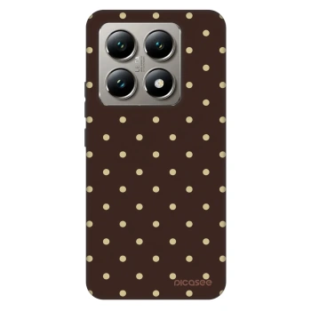 Szilikon tok erre a típusra Xiaomi 14T Pro - Vanilla Dots & Chocolate