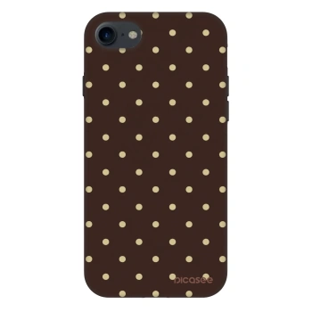Szilikon tok erre a típusra Apple iPhone 8 - Vanilla Dots & Chocolate