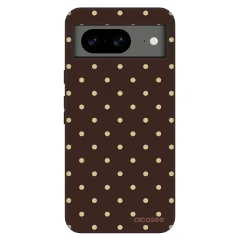 Szilikon tok erre a típusra Google Pixel 8 Pro - Vanilla Dots & Chocolate