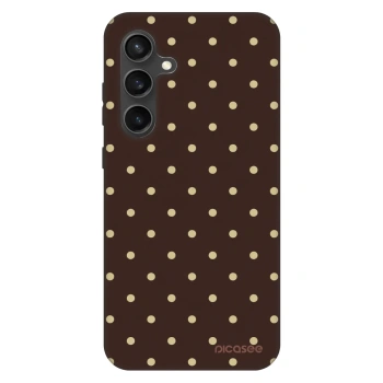 Szilikon tok erre a típusra Samsung Galaxy S24 FE S721B - Vanilla Dots & Chocolate