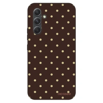 Szilikon tok erre a típusra Samsung Galaxy A54 5G A546B - Vanilla Dots & Chocolate