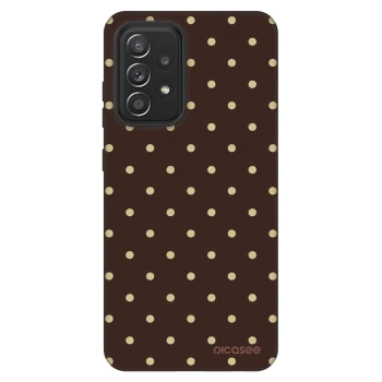 Szilikon tok erre a típusra Samsung Galaxy A52s 5G A528B - Vanilla Dots & Chocolate