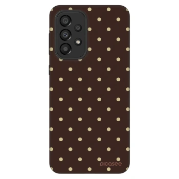 Szilikon tok erre a típusra Samsung Galaxy A33 5G A336 - Vanilla Dots & Chocolate