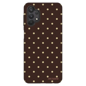 Szilikon tok erre a típusra Samsung Galaxy A32 5G A326B - Vanilla Dots & Chocolate