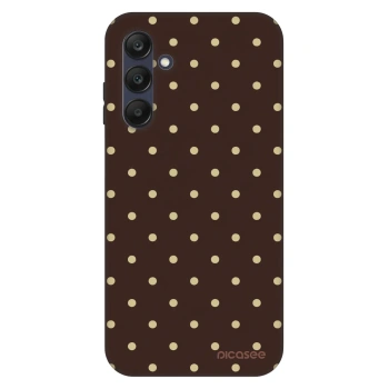 Szilikon tok erre a típusra Samsung Galaxy A25 A256B 5G - Vanilla Dots & Chocolate