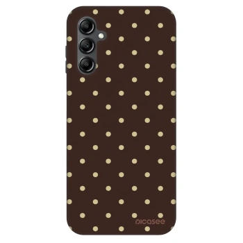 Szilikon tok erre a típusra Samsung Galaxy A14 4G A145R - Vanilla Dots & Chocolate