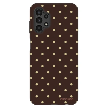 Szilikon tok erre a típusra Samsung Galaxy A13 4G A135 - Vanilla Dots & Chocolate
