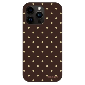 Szilikon tok erre a típusra Apple iPhone 13 Pro - Vanilla Dots & Chocolate